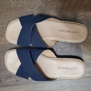 Lucky Brand Navy Sandals